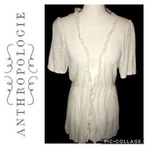 ANTHRO MOTH short sleeve cardigan